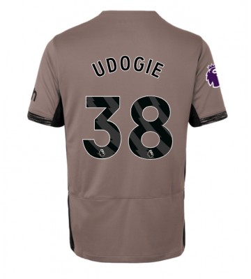 Tottenham Hotspur Destiny Udogie #38 Tredje trøje Dame 2023-24 Kort ærmer